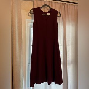 MM.LAFLEUR Annie dress, Claret, size 10
